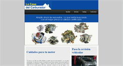 Desktop Screenshot of lacasadelcarburador.com